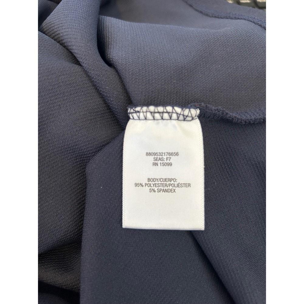 Simply Styled Sheath NWT Dress XL Navy Ribbed Tulip Hem - Picture 5 of 5